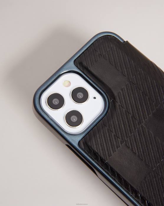 Ted Baker collection 60VD1985 articles ménagers coque iphone 12/12 pro hcheck house check folio noir