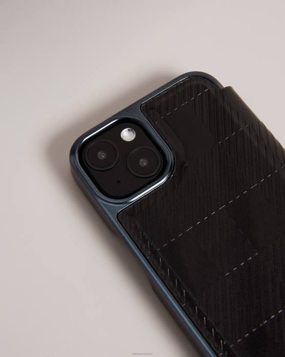 Ted Baker collection 60VD2009 articles ménagers coque iphone 13 folio chèque maison hcheki noir