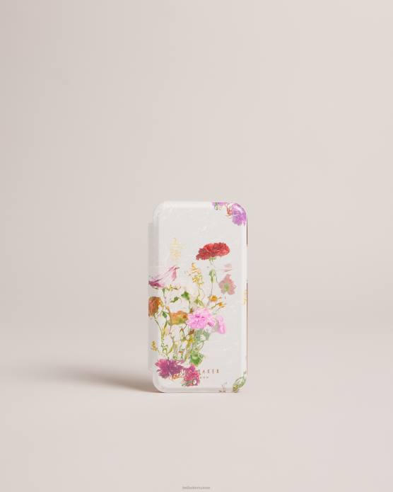Ted Baker collection 60VD2102 articles ménagers coque miroir iphone 12 et 12 pro aquarelle florale gwladus rose pâle