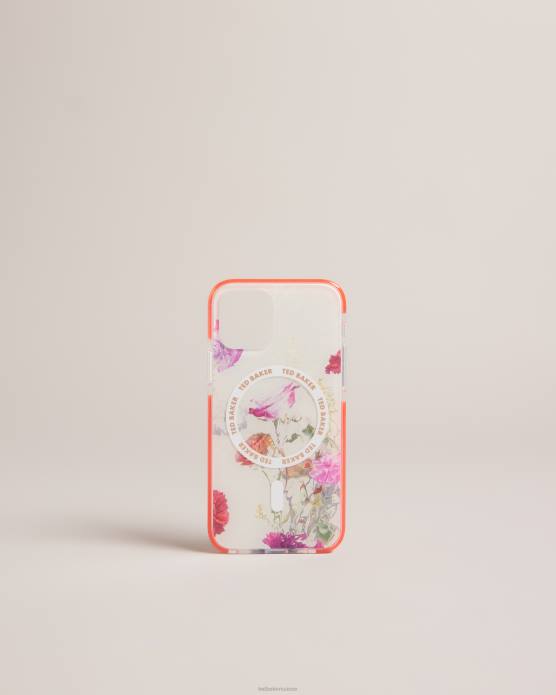 Ted Baker collection 60VD2106 articles ménagers coque iphone 12 et 12 pro antichoc florale aquarelle laverno blanc
