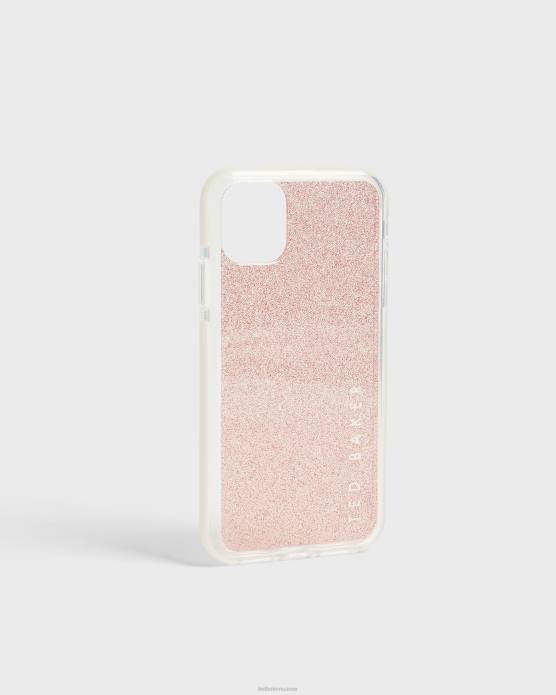 Ted Baker collection 60VD2112 articles ménagers coque iphone 11 antichoc roseaa à paillettes bébé rose