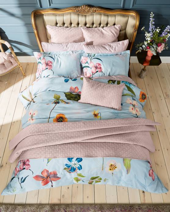 Ted Baker collection 60VD2092 articles ménagers hamptn ensemble de housse de couette king size hampton bleu clair