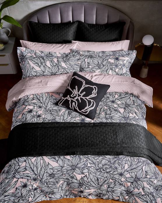 Ted Baker collection 60VD2099 articles ménagers ensemble de couette king yangyue rose clair