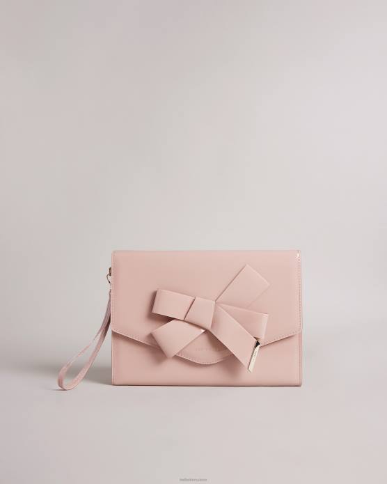 Ted Baker femmes 60VD775 cadeaux pochette enveloppe à nœud Nikkey rose pâle