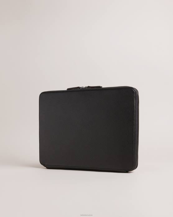 Ted Baker Hommes 60VD2115 cadeaux sacoche pour ordinateur portable en similicuir 15 pouces prune noir