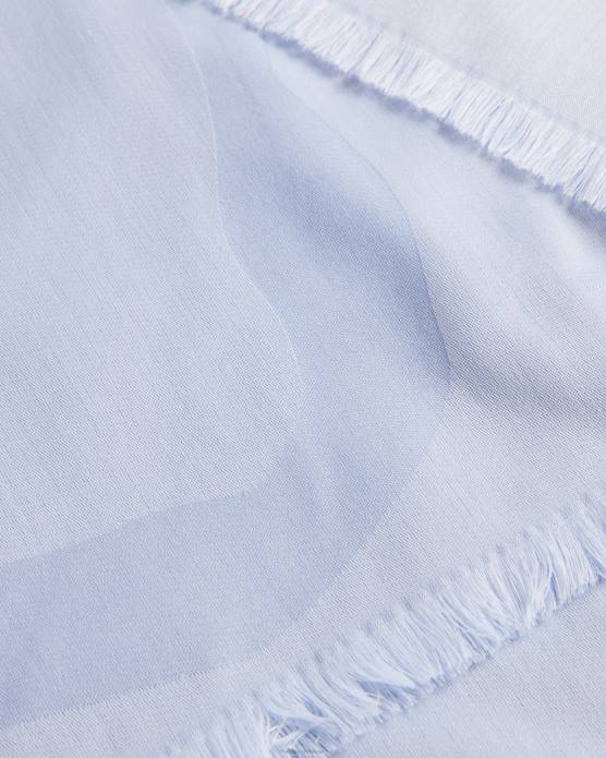 Ted Baker femmes 60VD1122 accessoires grand foulard carré kemila magnolia bleu clair