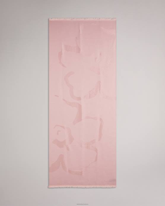 Ted Baker femmes 60VD1165 accessoires écharpe shersa magnolia rose pâle