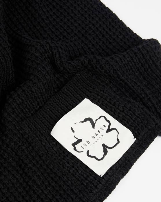 Ted Baker femmes 60VD1201 accessoires écharpe en tricot bex avec poche noir