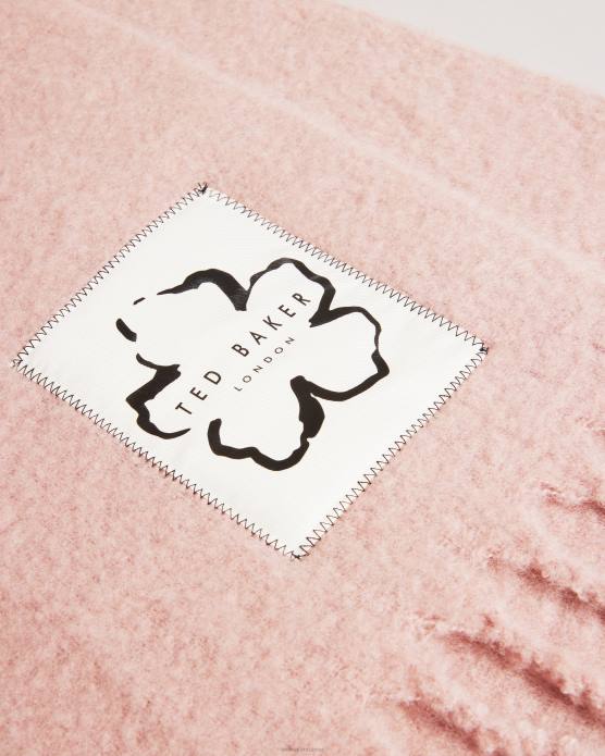 Ted Baker femmes 60VD953 accessoires écharpe longue oversize à pampilles tiba rose sombre