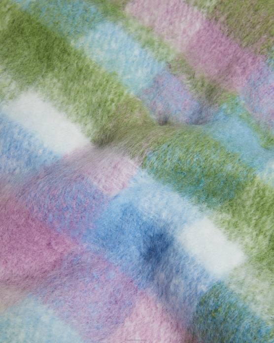 Ted Baker femmes 60VD954 accessoires écharpe à carreaux charloa vert clair