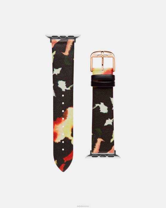 Ted Baker femmes 60VD1191 accessoires bracelet de montre imprimé sanso pour pomme multicolore