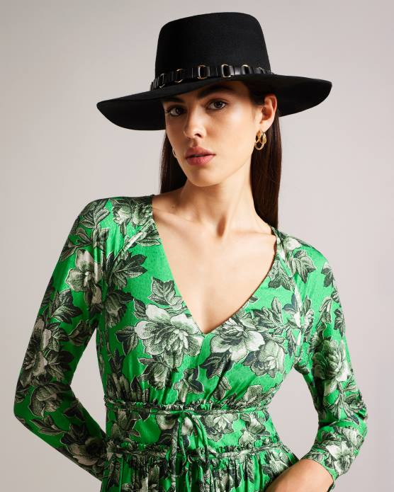 Ted Baker femmes 60VD1081 accessoires Fedora en laine Shonahh noir