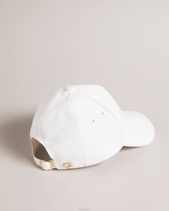 Ted Baker femmes 60VD960 accessoires casquette en toile griffée Cathyy Ivoire