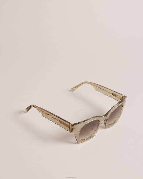 Ted Baker femmes 60VD1149 accessoires lunettes de soleil à monture épaisse Graceln Ivoire