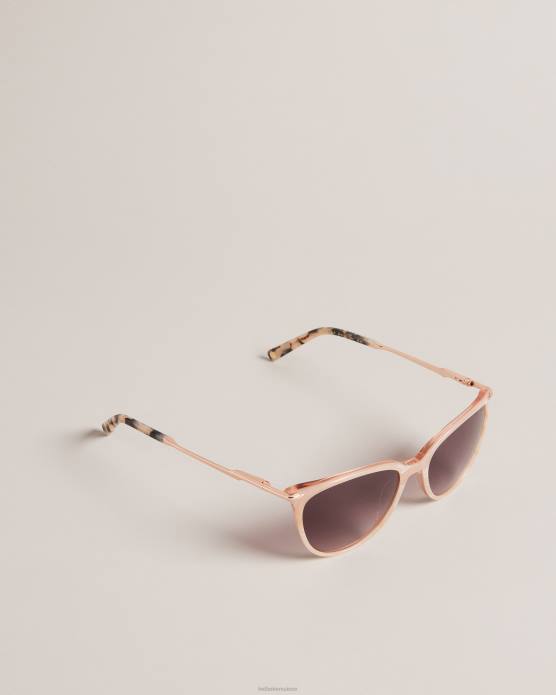 Ted Baker femmes 60VD1163 accessoires lunettes de soleil œil de chat arrondies carakay bleu clair