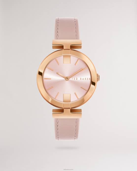 Ted Baker femmes 60VD1092 accessoires montre darbyy t frame avec bracelet en cuir rose