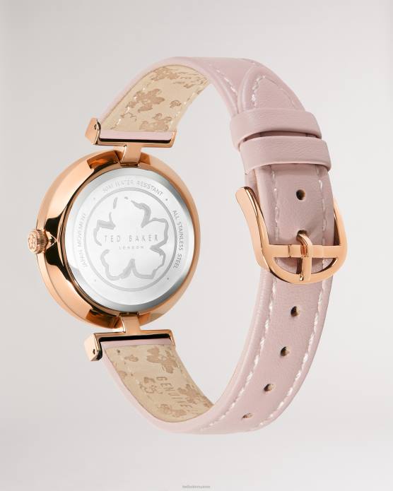Ted Baker femmes 60VD1092 accessoires montre darbyy t frame avec bracelet en cuir rose