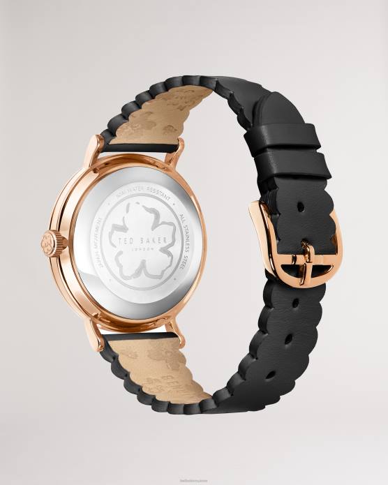 Ted Baker femmes 60VD1117 accessoires montre à cadran imprimé floral glitched phyliis noir