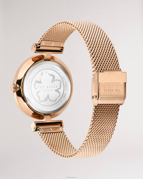 Ted Baker femmes 60VD1134 accessoires montre darbea t frame avec bracelet en maille couleur or rose