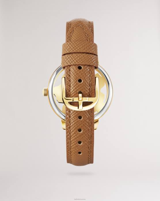 Ted Baker femmes 60VD1158 accessoires montre galatea magnolia cadran bracelet cuir bronzer
