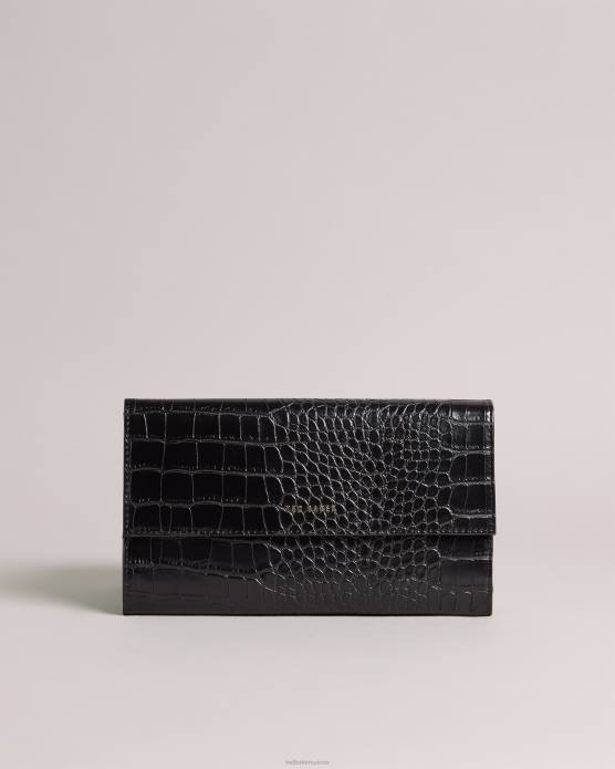 Ted Baker femmes 60VD1001 accessoires portefeuille de voyage porte-passeport travelz noir