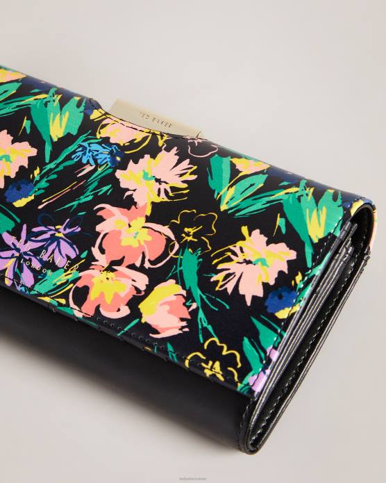 Ted Baker femmes 60VD1178 accessoires marjan flirty texture magnolia grand sac à main à pompon noir