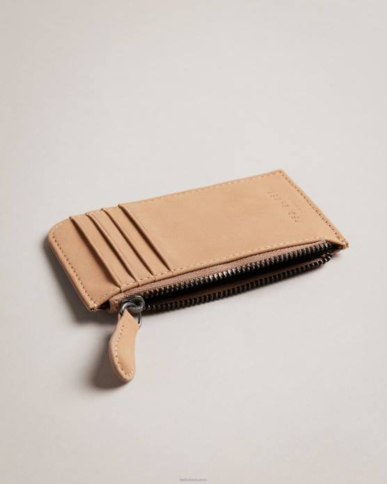 Ted Baker femmes 60VD1032 accessoires porte-cartes en cuir nubuck Needt brun