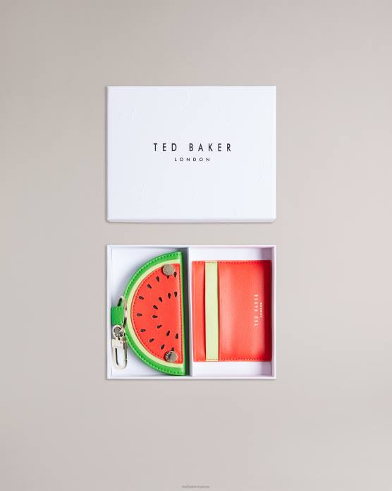 Ted Baker femmes 60VD1113 accessoires porte-clés et porte-cartes pastèque wmelon rouge