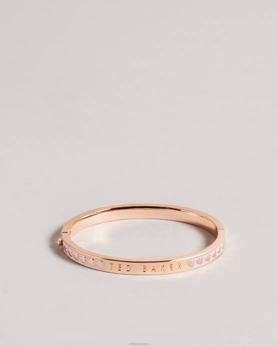Ted Baker femmes 60VD1038 bijoux bracelet coeur en émail eellie rose pâle