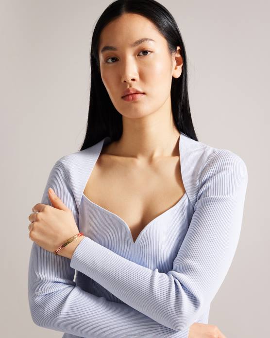 Ted Baker femmes 60VD1096 bijoux bracelet coeur en émail eellie rouge