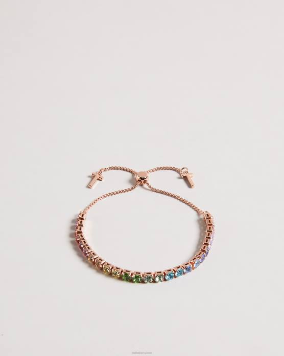 Ted Baker femmes 60VD1030 bijoux bracelet coulissant en cristal icône Melrah multicolore