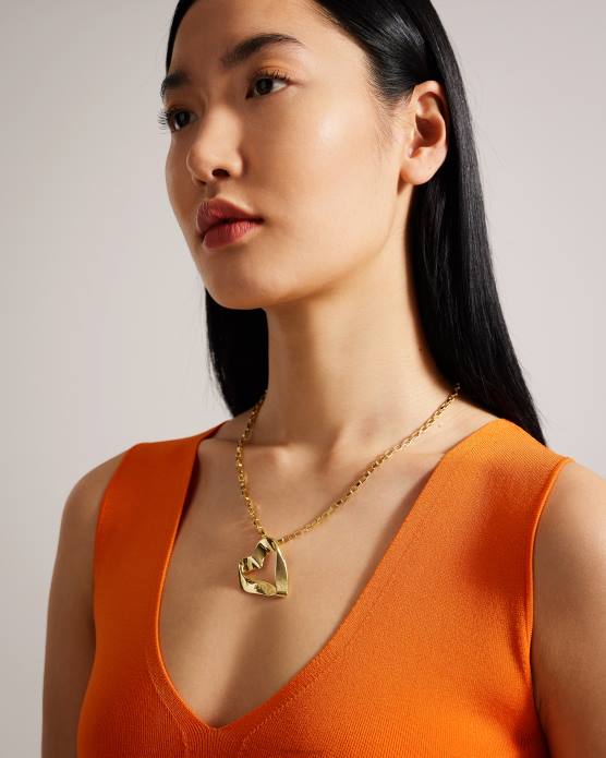 Ted Baker femmes 60VD1110 bijoux Mareka collier pendentif coeur infini couleur or