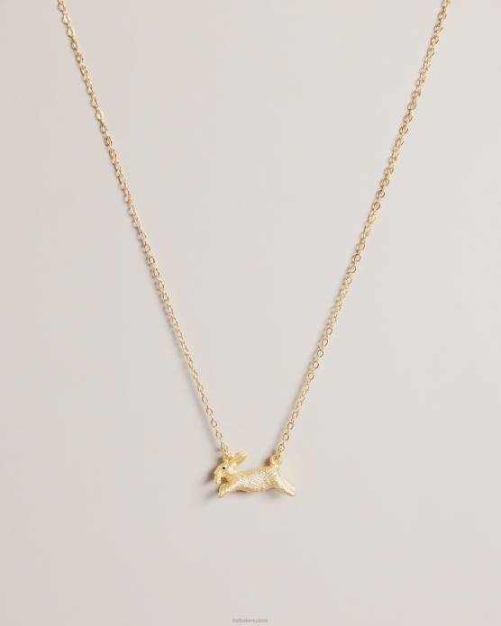Ted Baker femmes 60VD1118 bijoux collier pendentif lapin rabsa couleur or