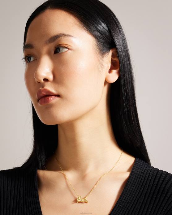 Ted Baker femmes 60VD1118 bijoux collier pendentif lapin rabsa couleur or