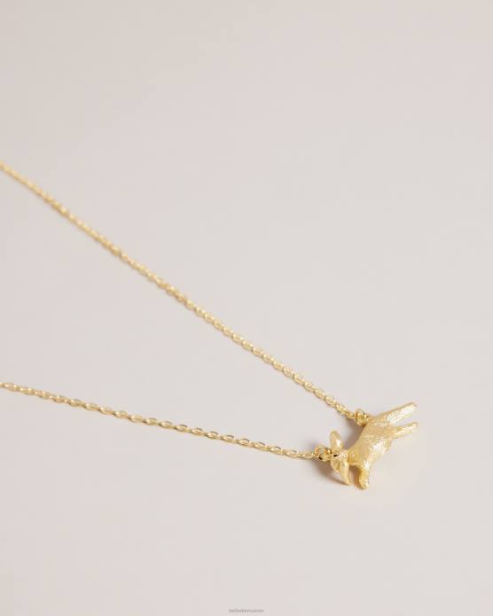 Ted Baker femmes 60VD1118 bijoux collier pendentif lapin rabsa couleur or