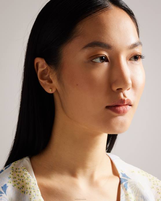 Ted Baker femmes 60VD971 bijoux boucle d'oreille avec barre de pierres précieuses Georg pl-rose