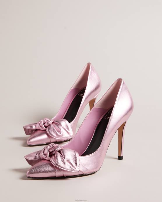 Ted Baker femmes 60VD849 chaussures escarpins métallisés Ryal rose clair
