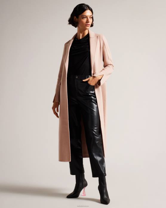 Ted Baker femmes 60VD841 chaussures bottines à talons hauts en cuir stretch liya noir