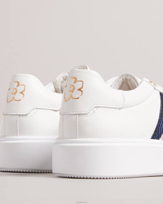 Ted Baker femmes 60VD878 chaussures baskets à sangles plateforme lornie marine