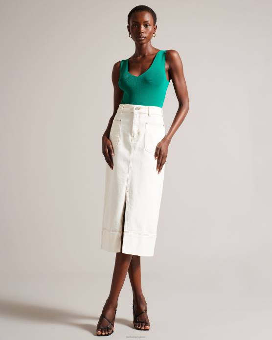 Ted Baker femmes 60VD861 chaussures sandales à talons géométriques à lanières Cayena noir