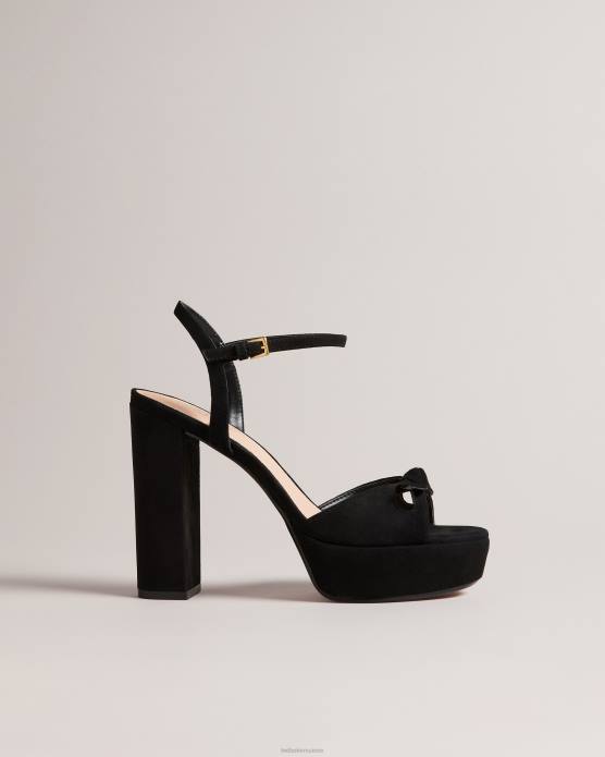Ted Baker femmes 60VD866 chaussures sandales à talons et plateforme kayllas noir