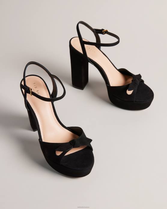 Ted Baker femmes 60VD866 chaussures sandales à talons et plateforme kayllas noir