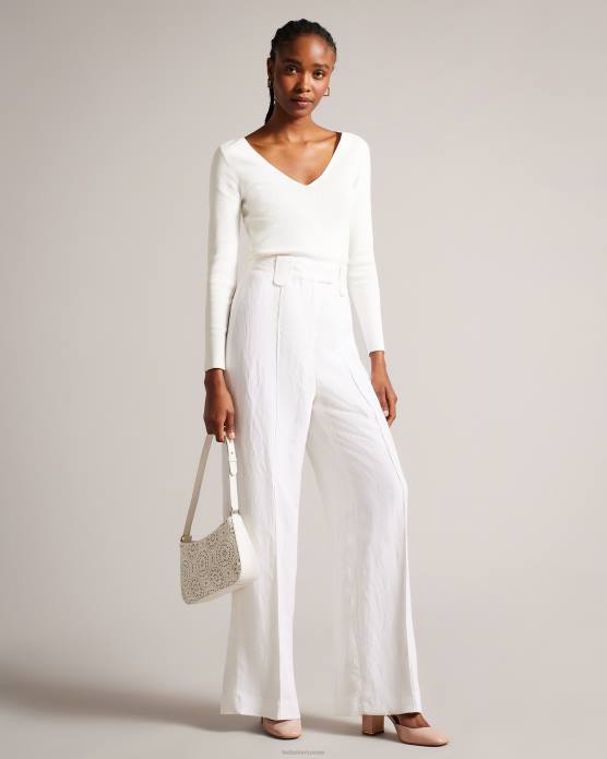 Ted Baker femmes 60VD870 chaussures keliy - talons vernis à chaîne et lanières rose pâle