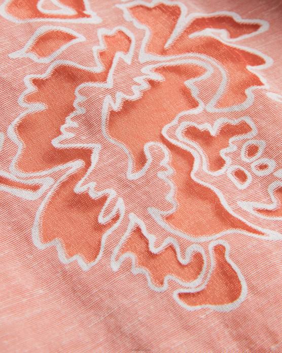 Ted Baker femmes 60VD329 vêtements Meliiha - Haut carré à manches bouffantes corail