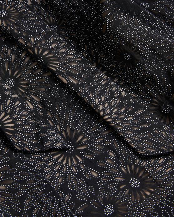 Ted Baker femmes 60VD340 vêtements Ingriid - Haut carré à manches bouffantes noir