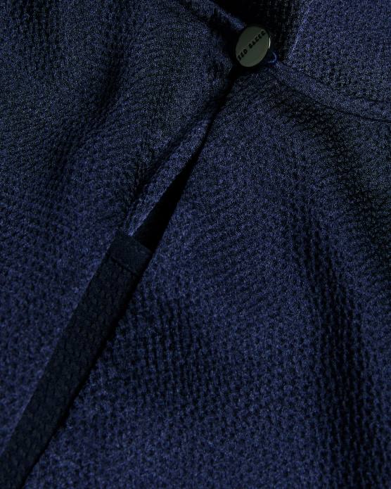 Ted Baker femmes 60VD433 vêtements Jamihla - Haut sans manches en satin martelé marine