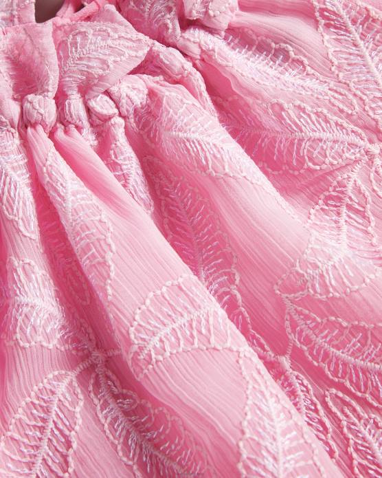 Ted Baker femmes 60VD154 vêtements ivieey - haut dos nu brodé lilas