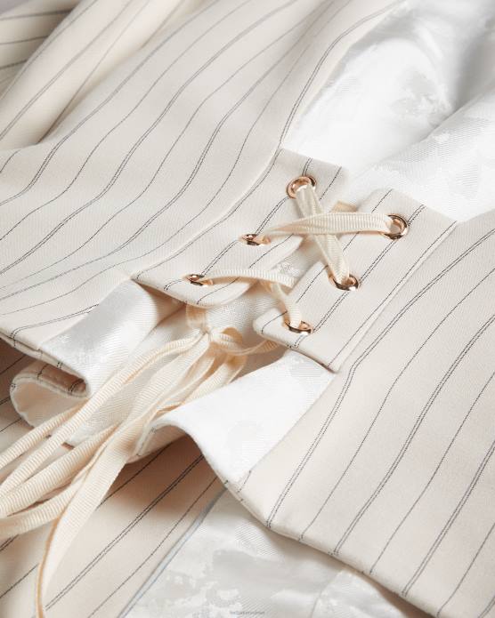 Ted Baker femmes 60VD374 vêtements kllaraj gilet ajusté à col en V crème