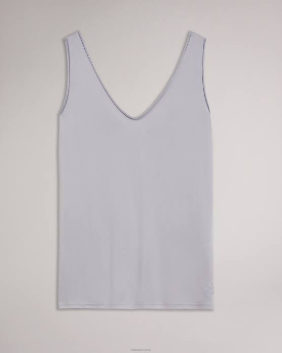 Ted Baker femmes 60VD375 vêtements gilet shavon v devant gris clair