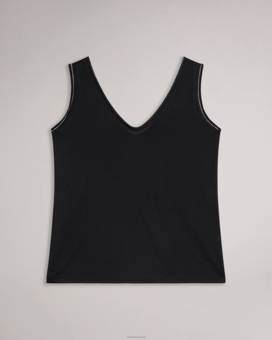 Ted Baker femmes 60VD386 vêtements gilet shavon v devant noir